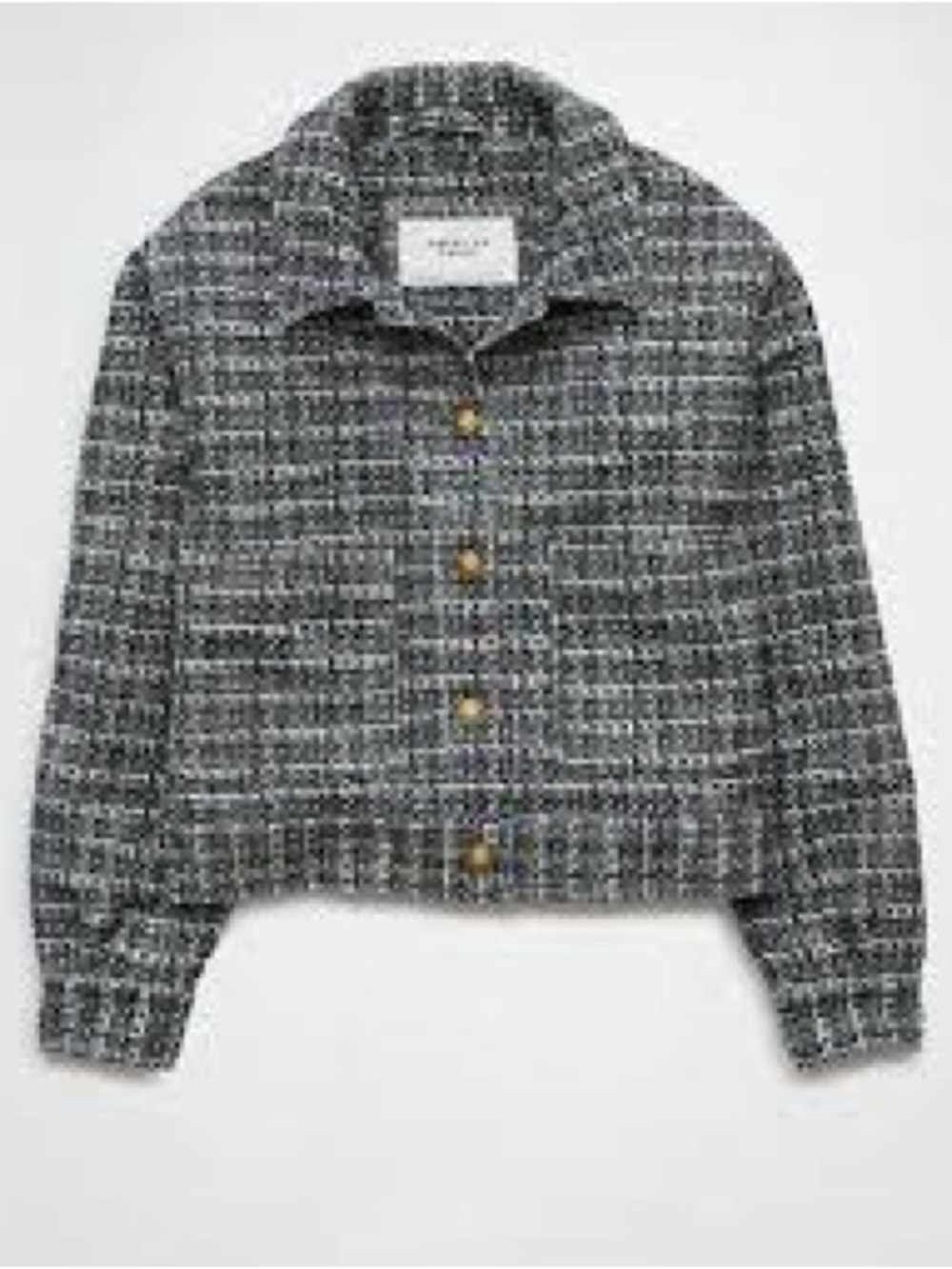 American Eagle Thick Tweed Utility Jacket Blazer